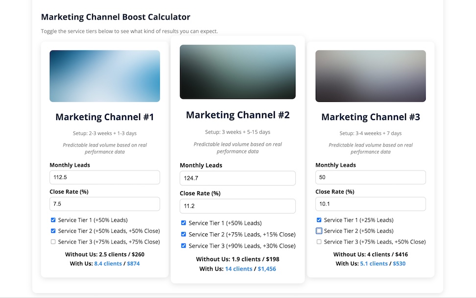 Case value calculator project